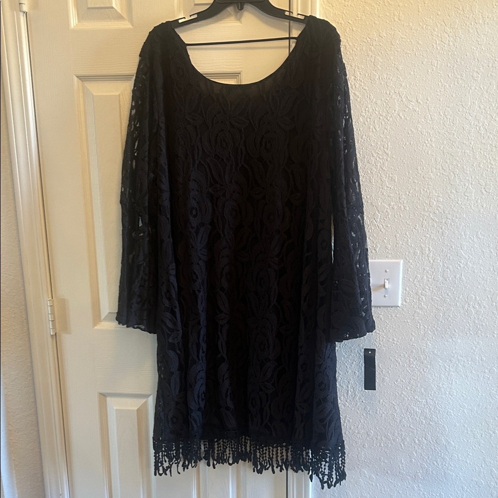 Ing Black Long Sleeve Lace Dress Perfect for cocktail parties!
